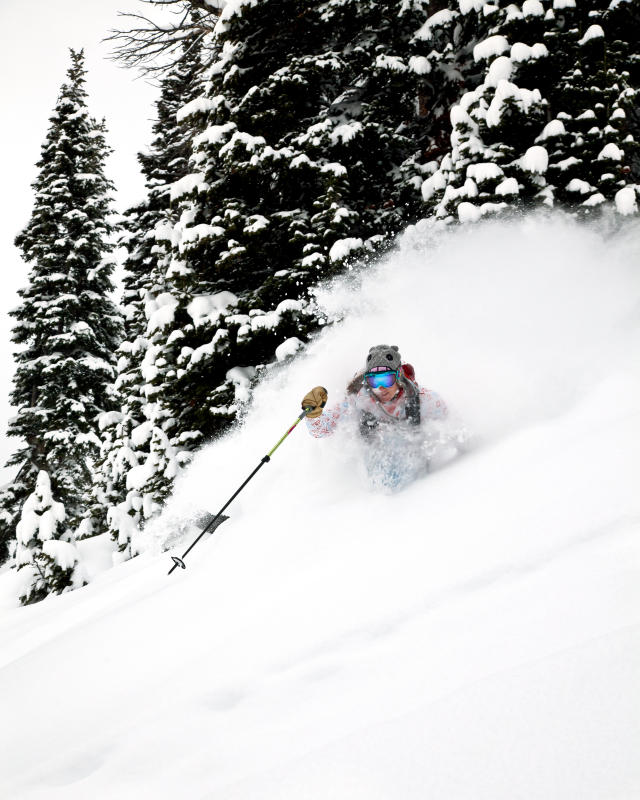 New Powder - Backcountry Skiing in the Tetons Photo: Andy Bardon