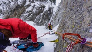 Guided ski mountaineering in the Tetons