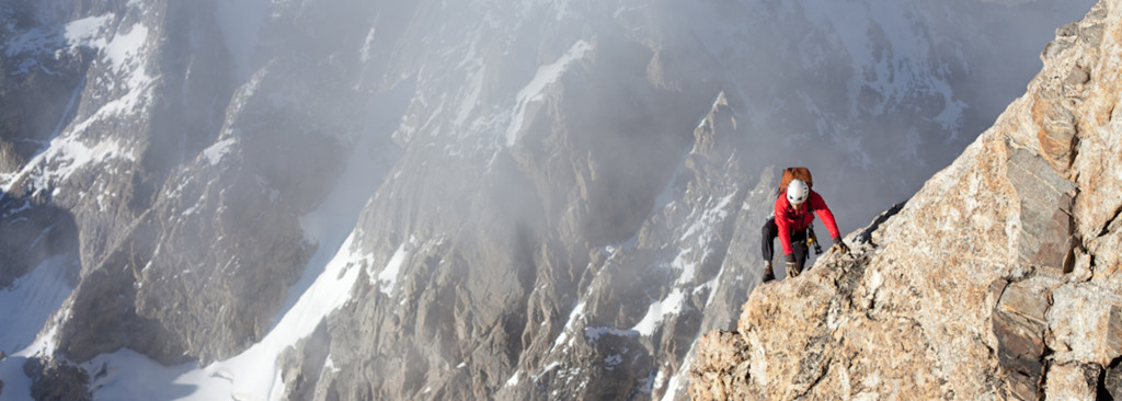 The Exum Ridge on the Grand Teton – Photo: Andy Bardon