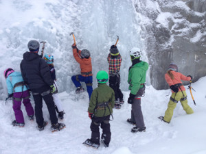 Chloe, Desmond, Dory, Max, Riggs and Sarah - First Day of Winter Sports 